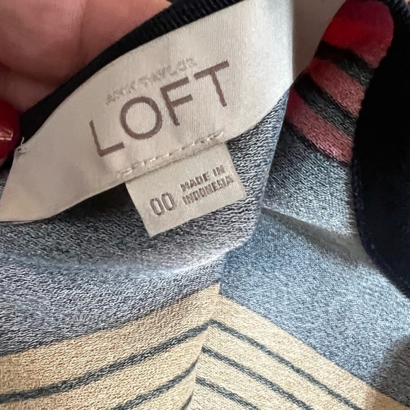 Colorful Ann Taylor LOFT dress size 00 - Picture 3 of 8